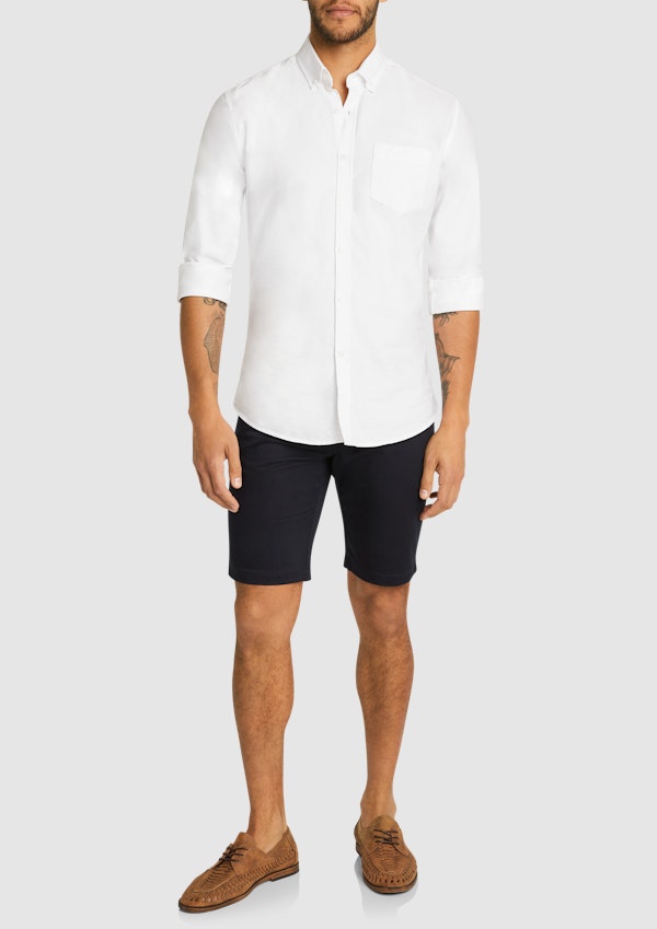 Navy Milton Chino Short
