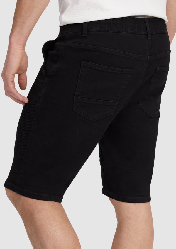 Black Xavier Stretch Short