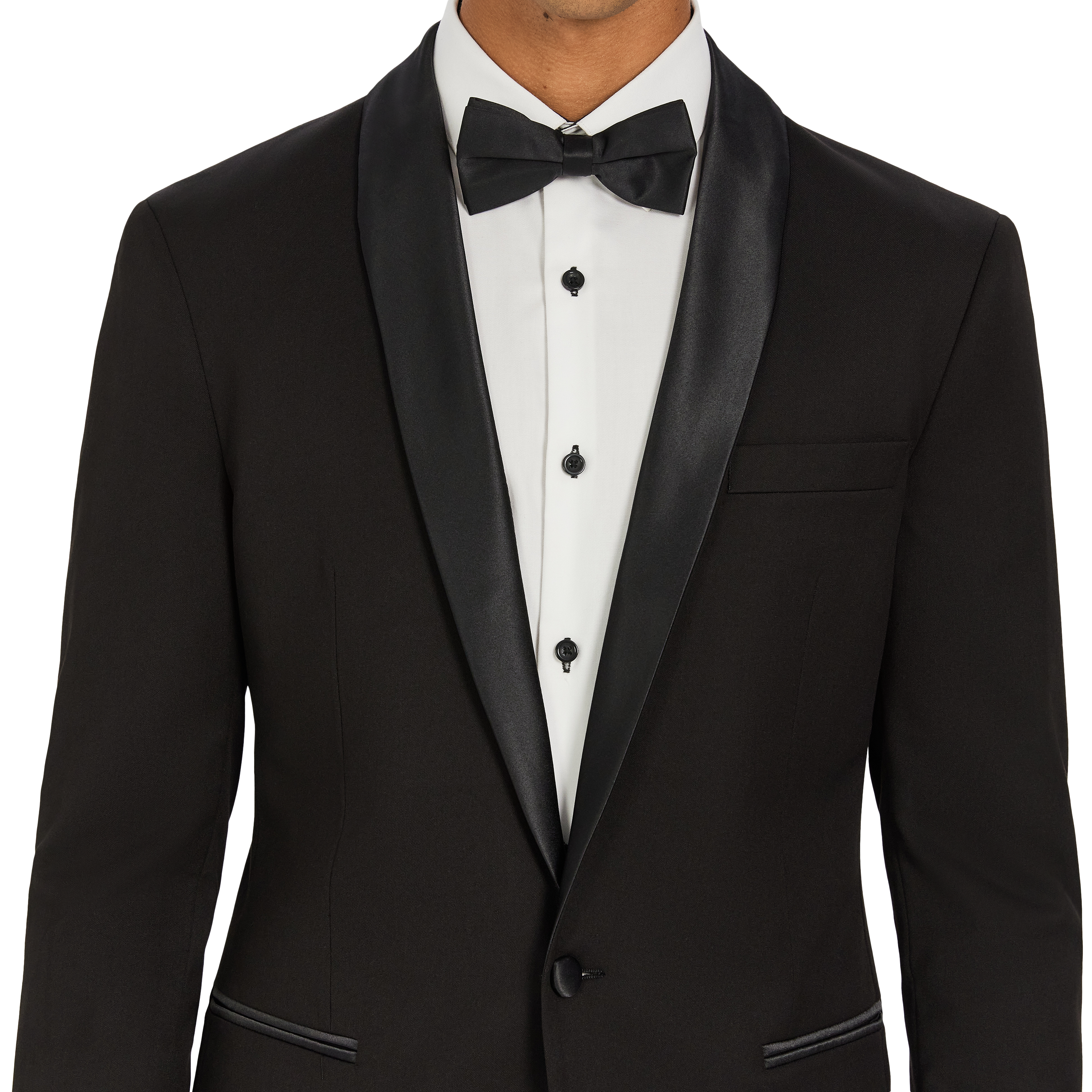 Black Diamond Slim Shawl Collar Tuxedo