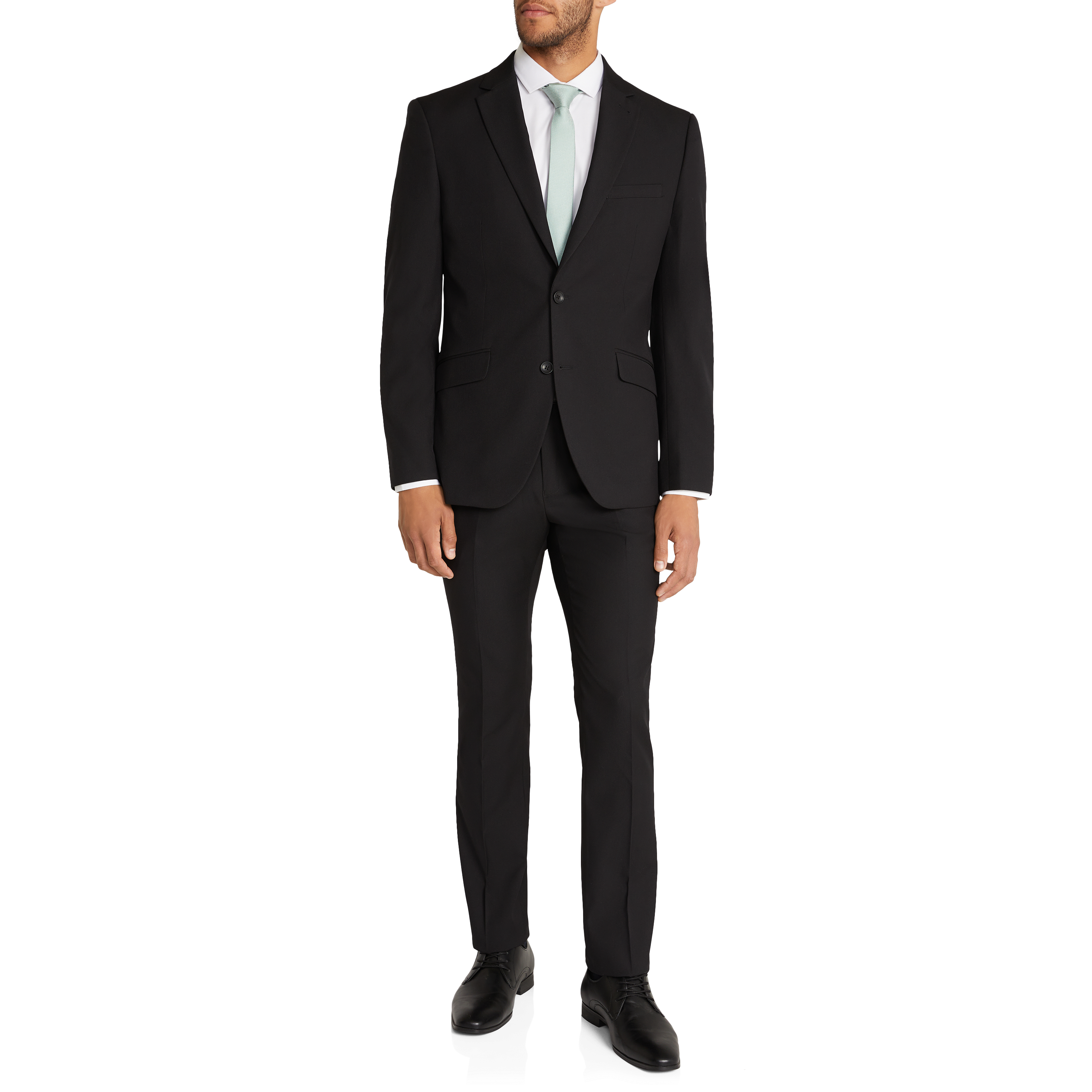 Black Hexham Slim Suit 