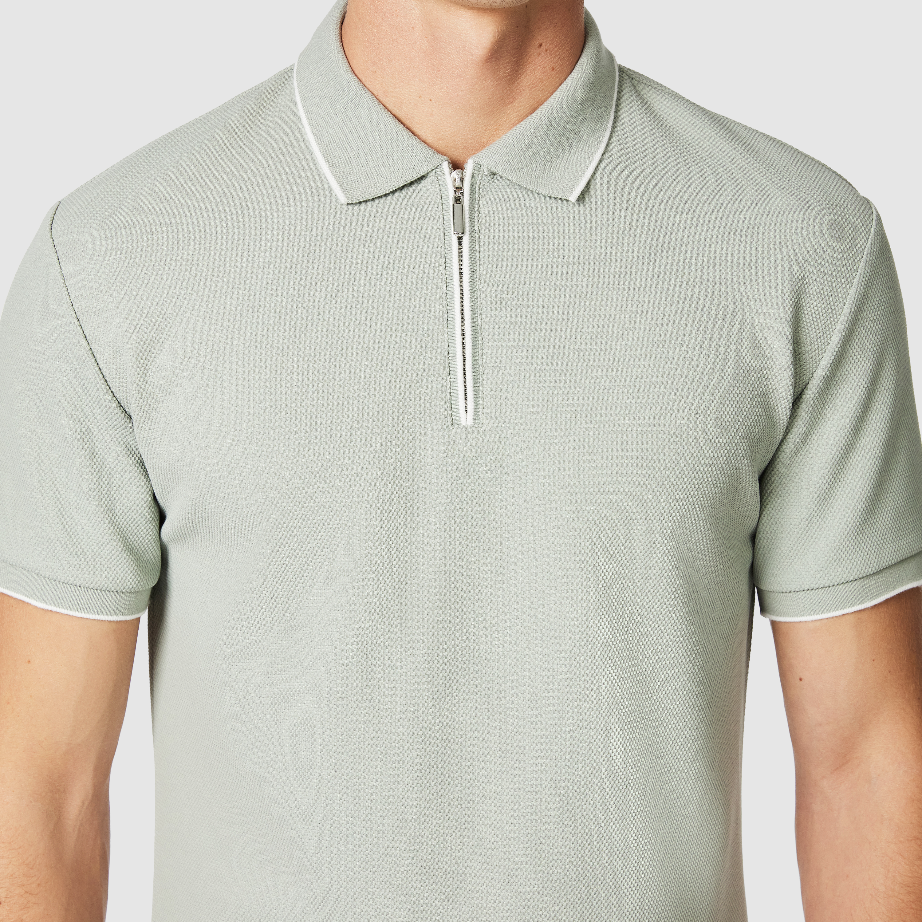 Glenroy Quarter Zip Smart Polo