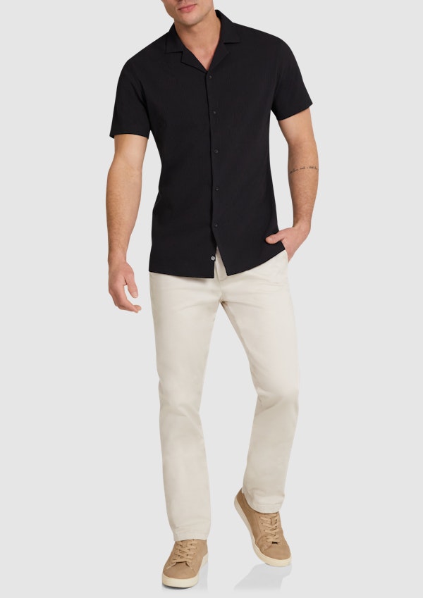 Black Euston Stretch Shirt
