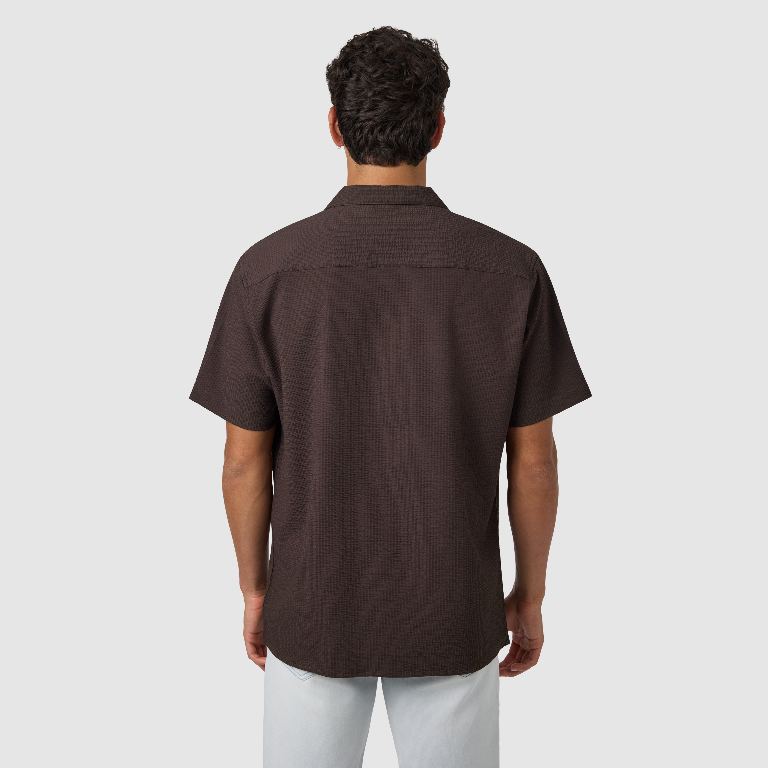 Chocolate Euston Stretch Shirt