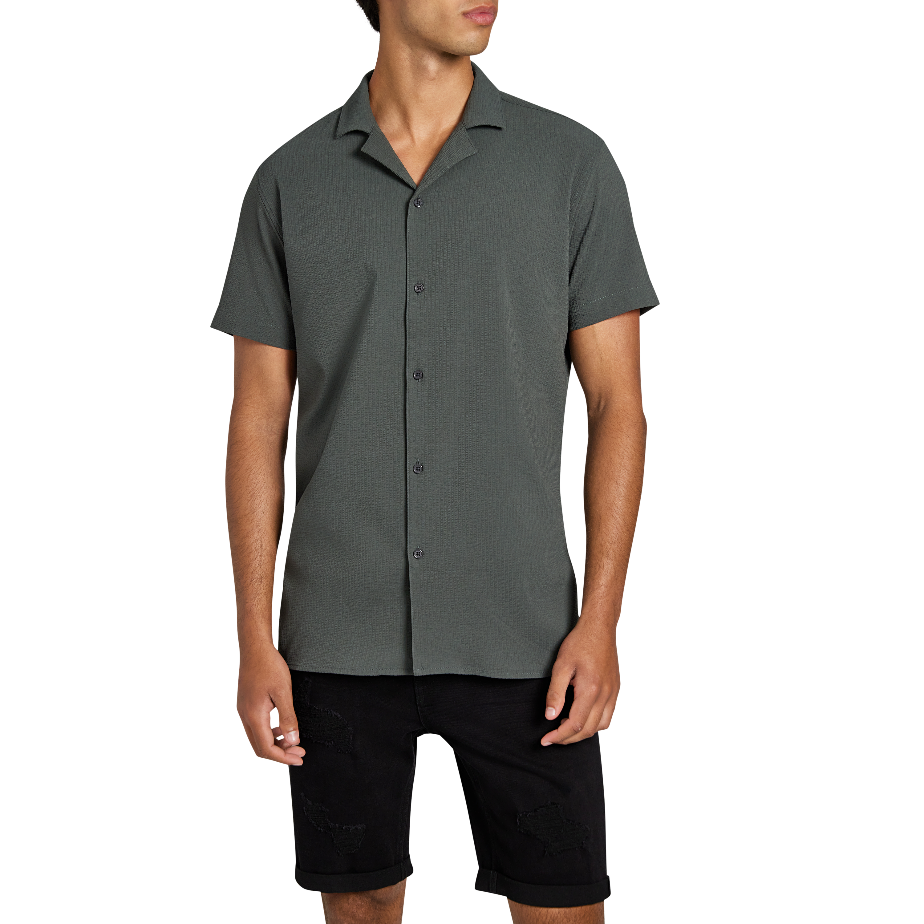 Green Euston Stretch Shirt