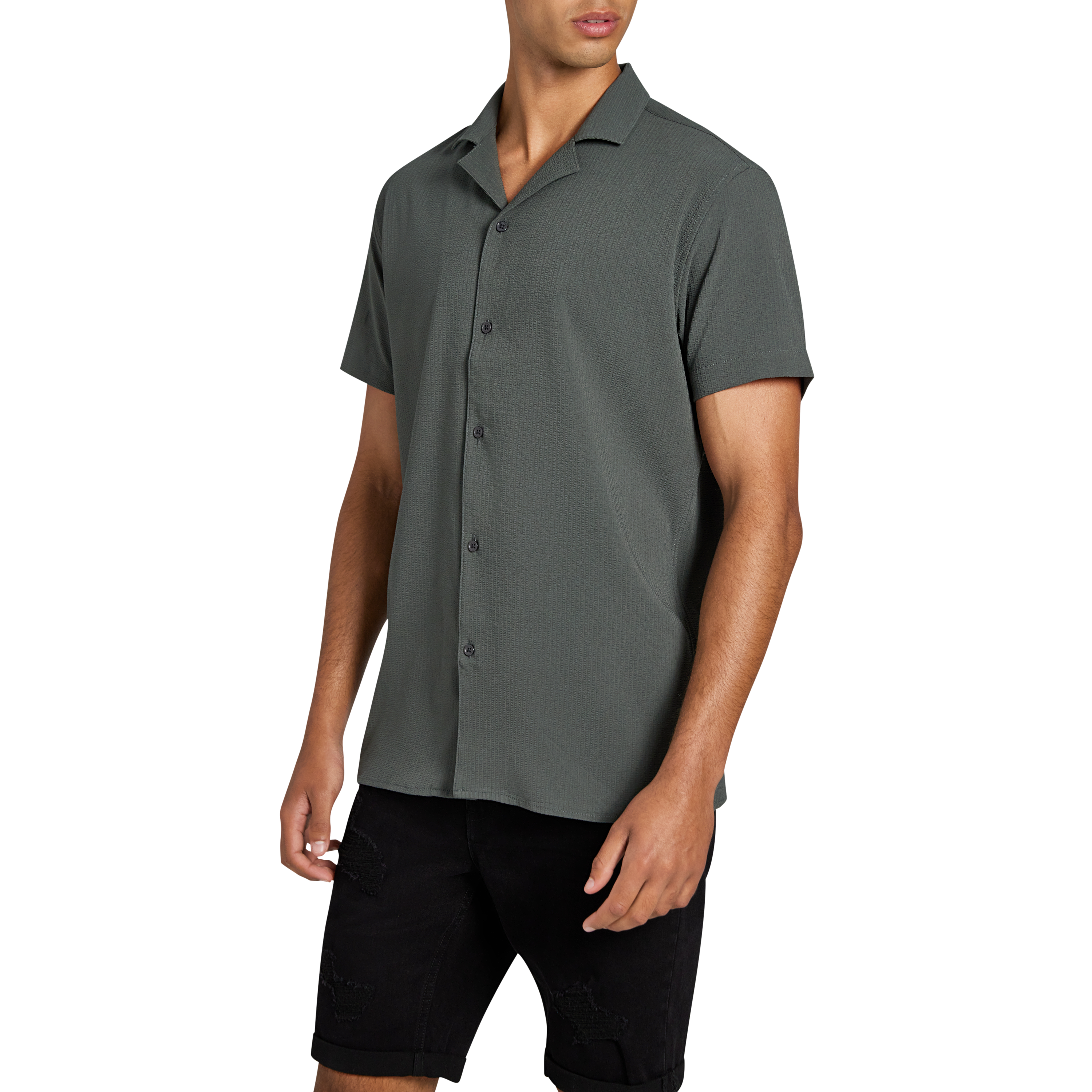Green Euston Stretch Shirt