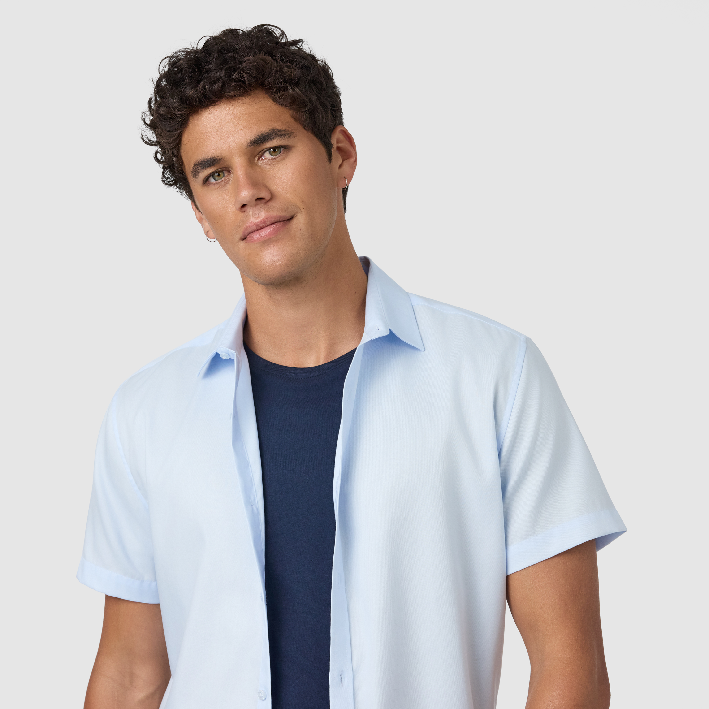 Light Blue London Slim Shirt