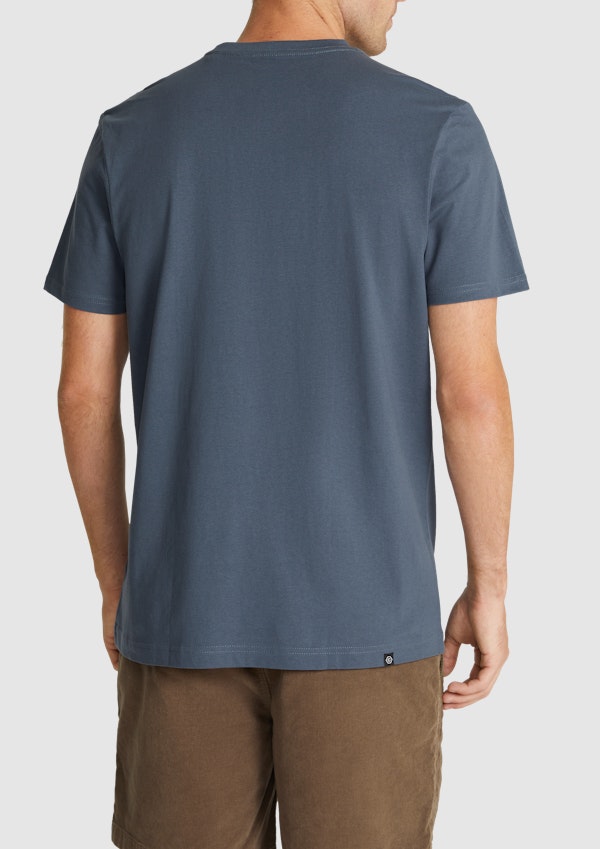 Blue Essential Relaxed Crew Neck Tee