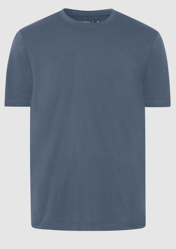 Blue Essential Relaxed Crew Neck Tee