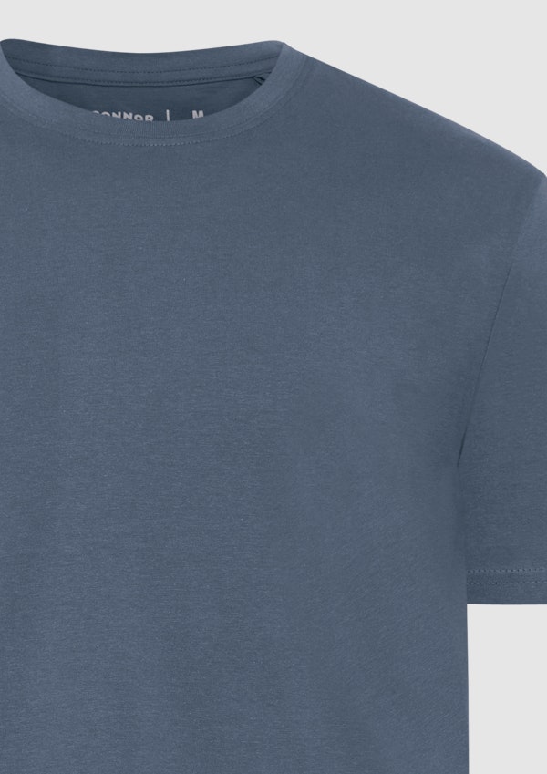 Blue Essential Relaxed Crew Neck Tee