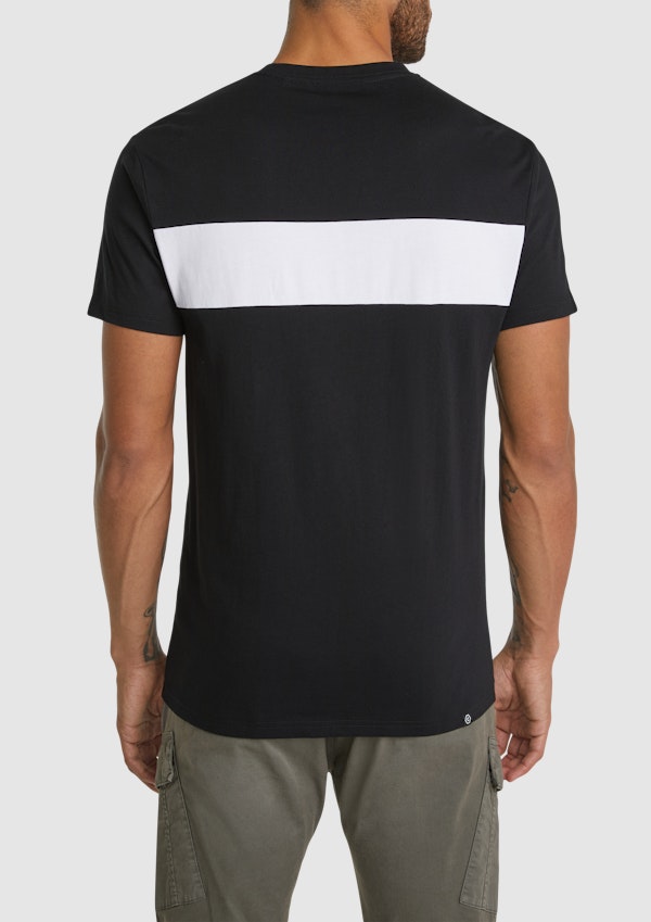 Black Nolan Graphic Crew Neck Tee