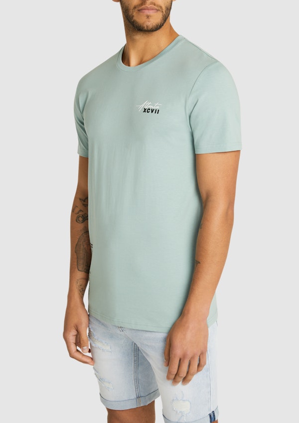 Seafoam Grady Crew Tee