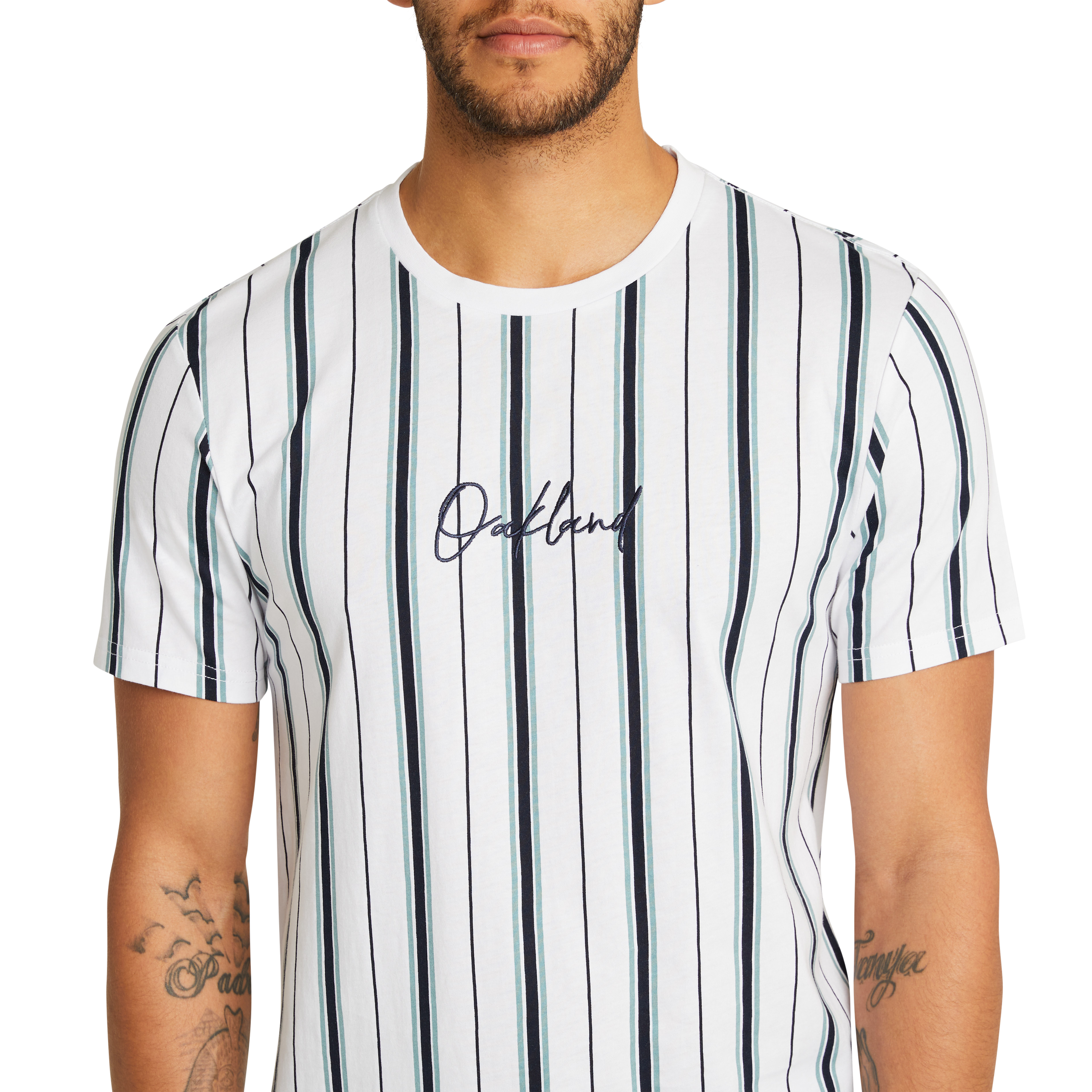 Balfour Stripe Crew Tee