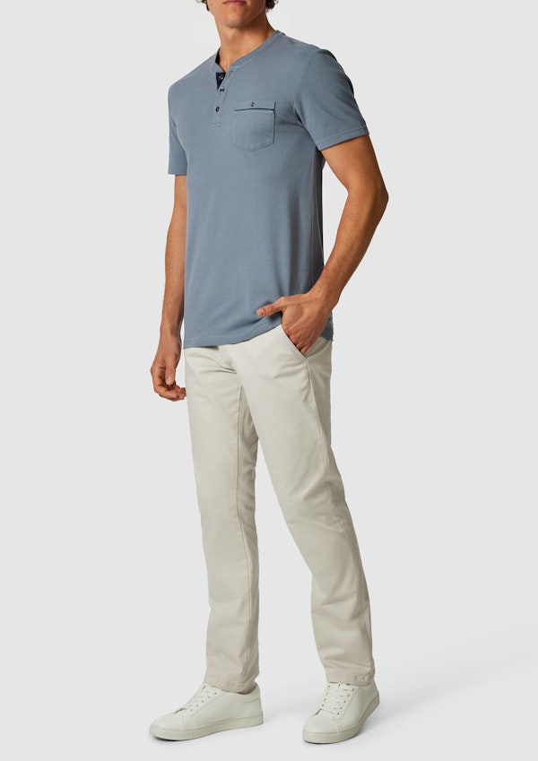 Blue Ormond Henley Tee