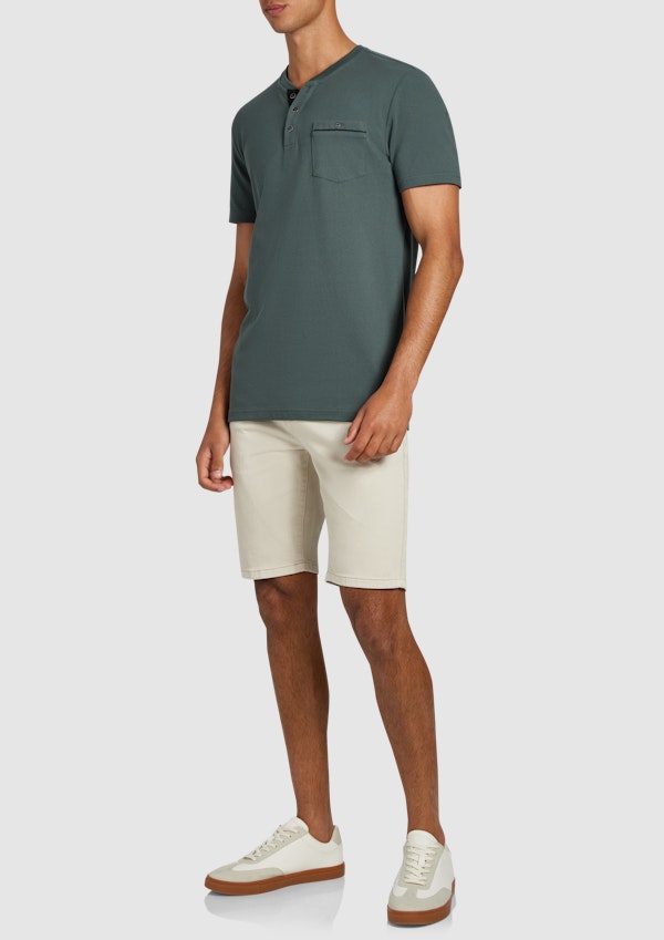 Green Ormond Henley Tee