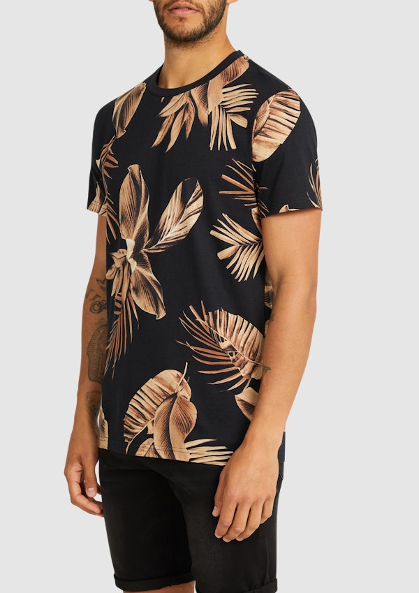 Black Kellen Crew Tee