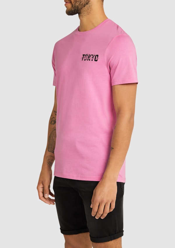 Pink Walker Crew Tee