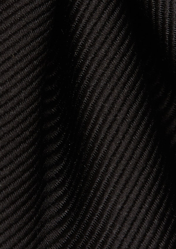 Black Twill Bow Tie
