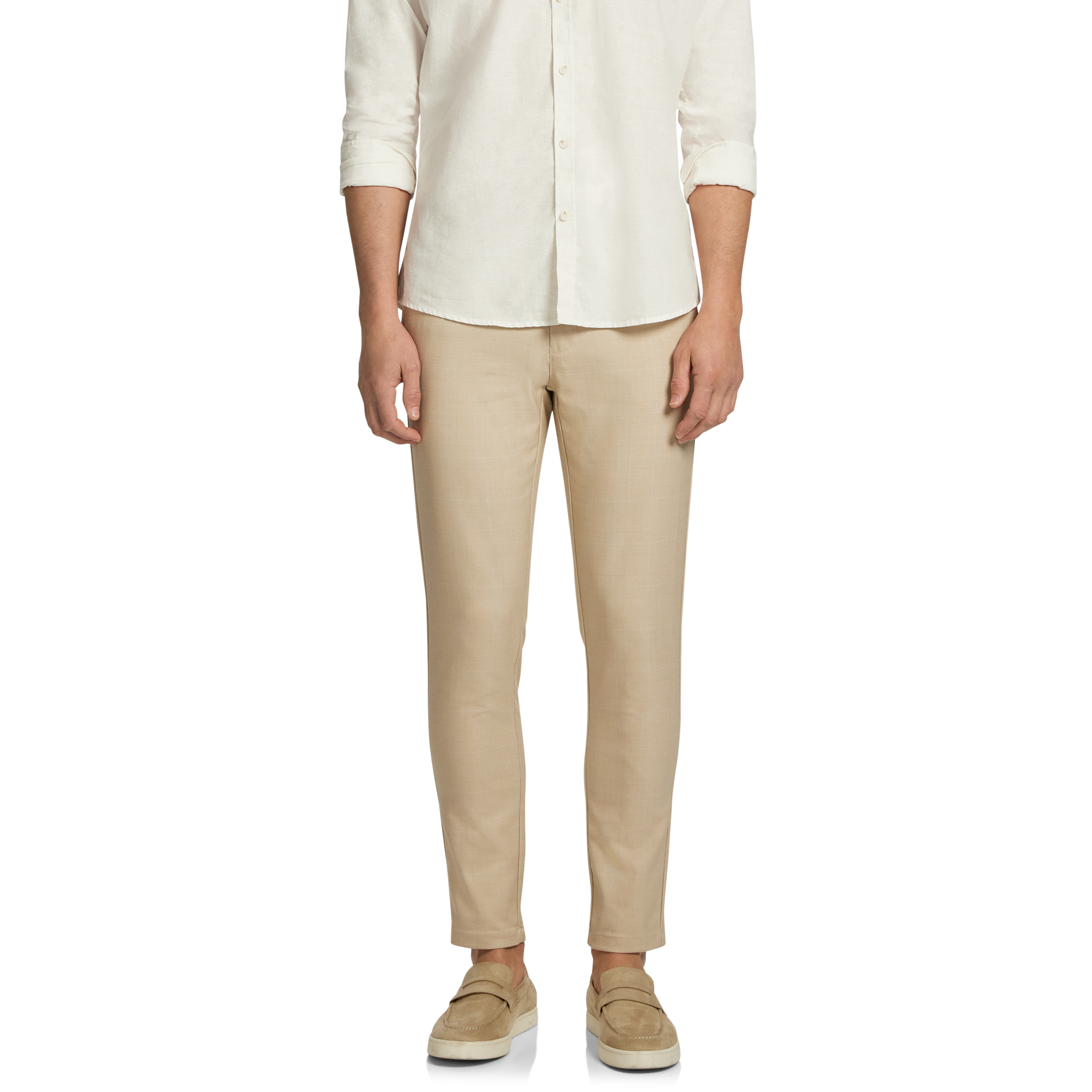 Ascot Skinny Check Stretch Chino