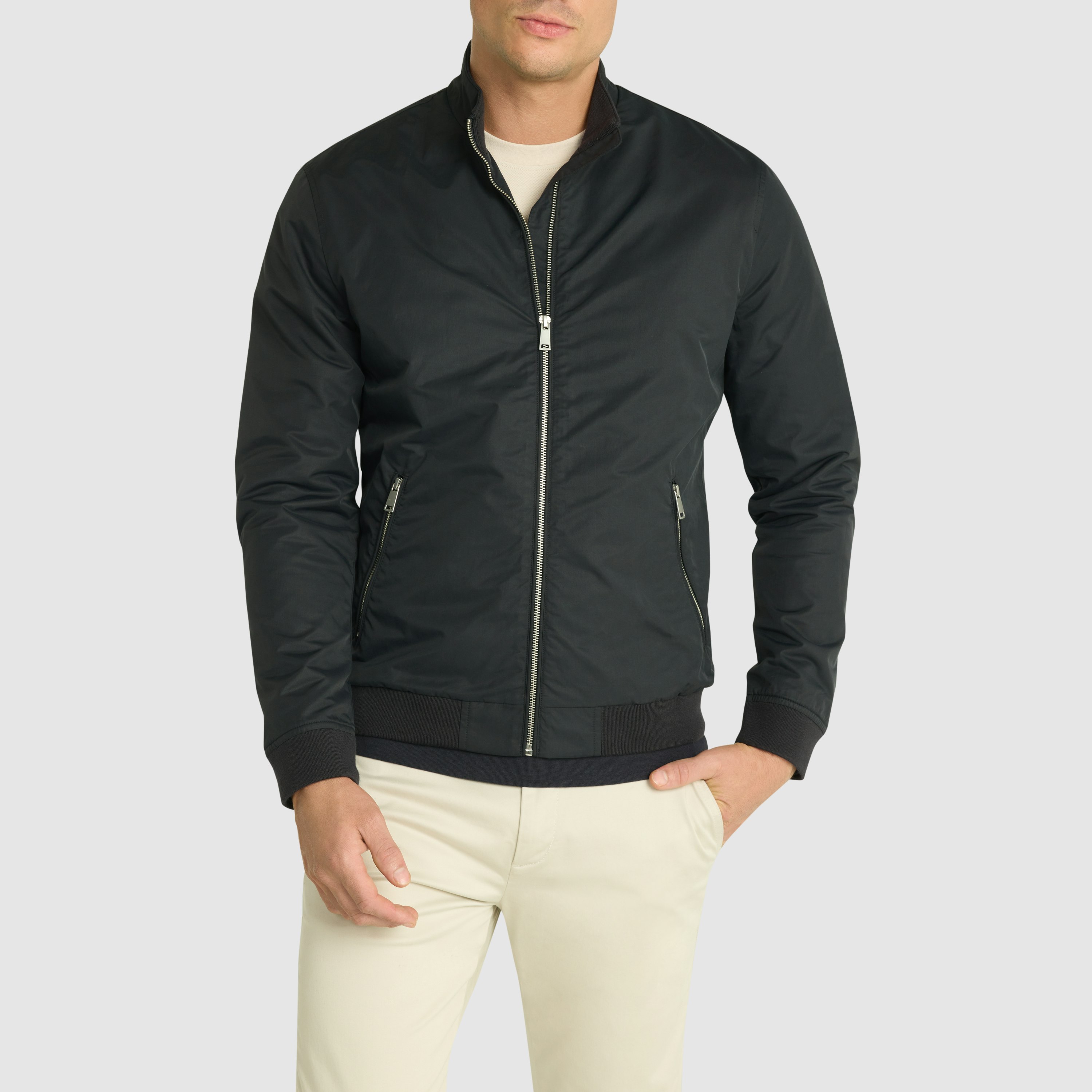 Ink Navy Kanan Bomber Jacket | Men's Tops | Connor AU