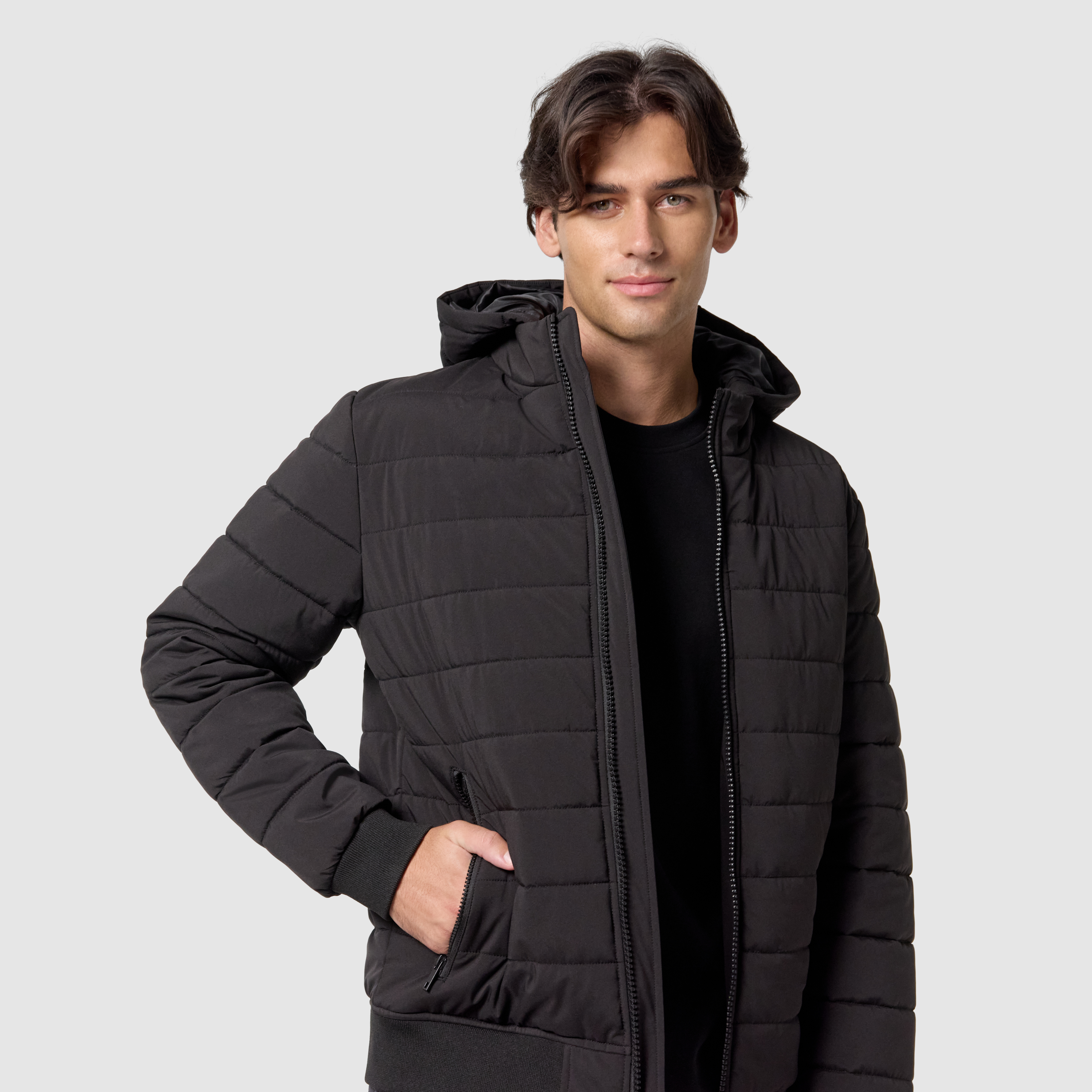 Black Mac Puffer Jacket