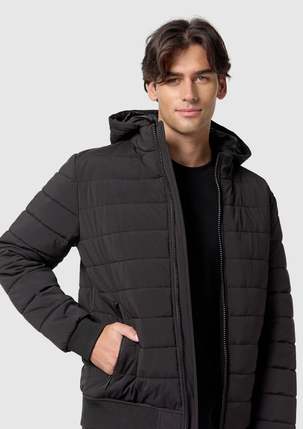 Black Mac Puffer Jacket