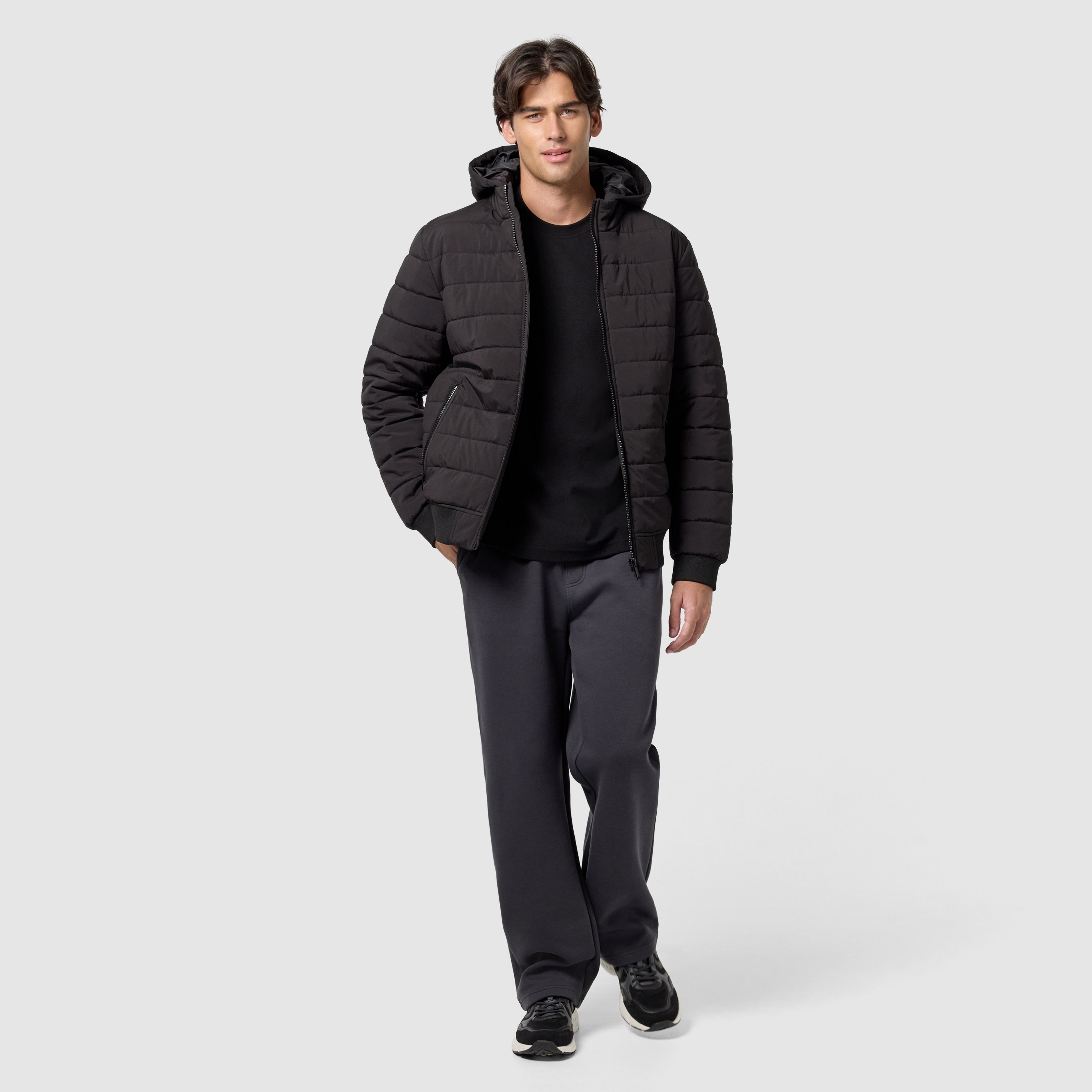 Black Mac Puffer Jacket