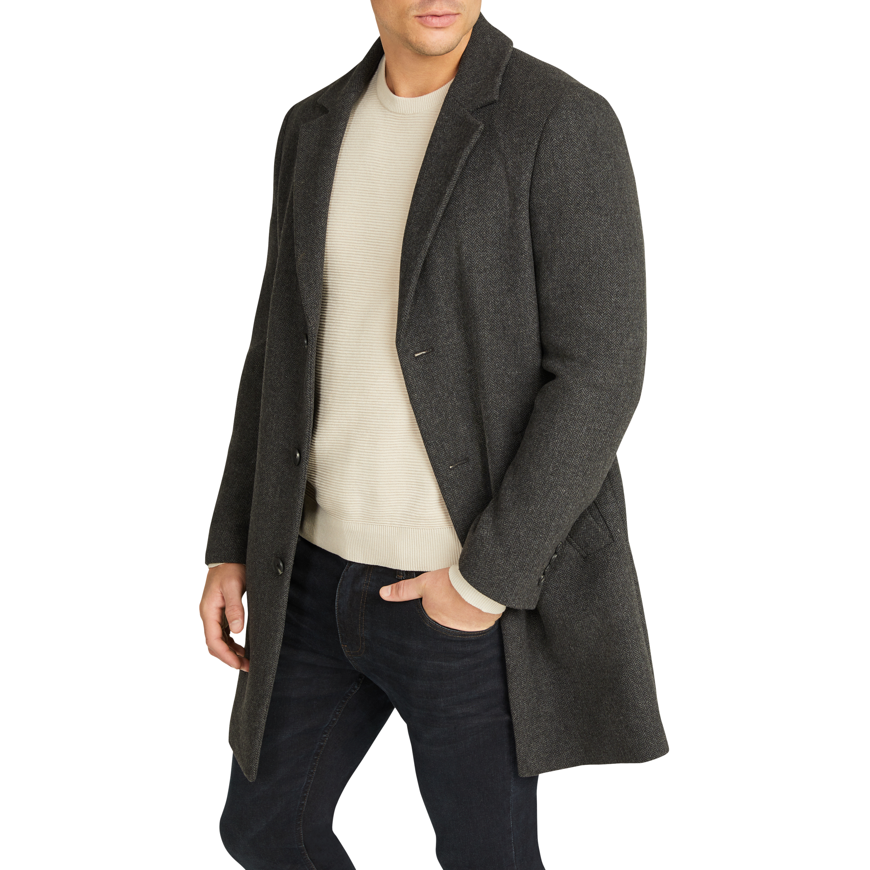 Charcoal Broughton Coat