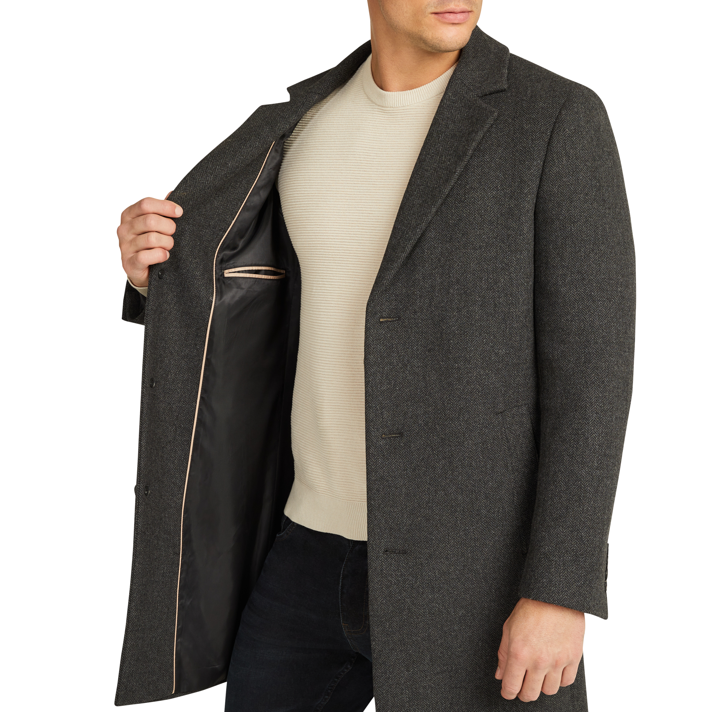 Charcoal Broughton Coat