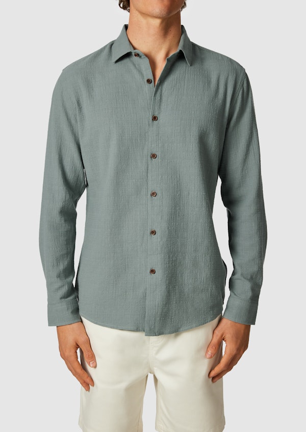 Green Cornelius Classic Casual Shirt