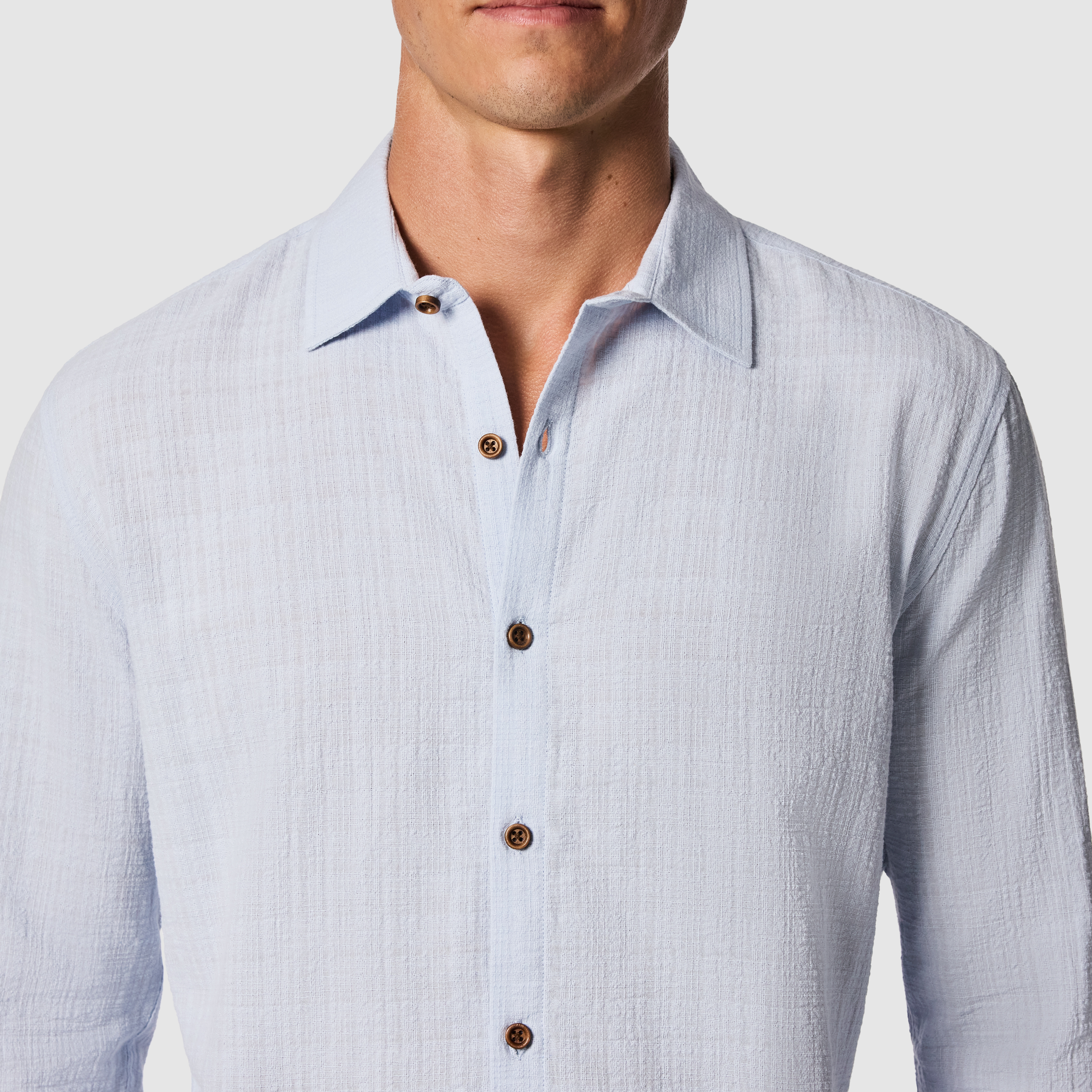 Light Blue Cornelius Classic Casual Shirt