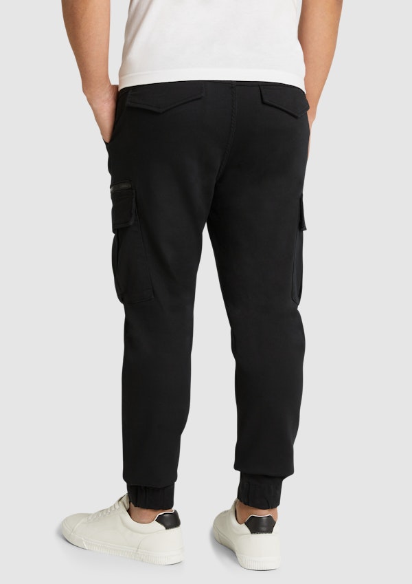 Black Arlo Stretch Cargo Jogger