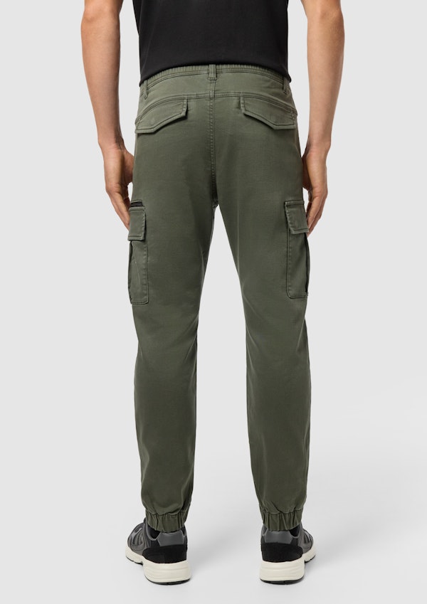 Dark Green Arlo Stretch Cargo Jogger