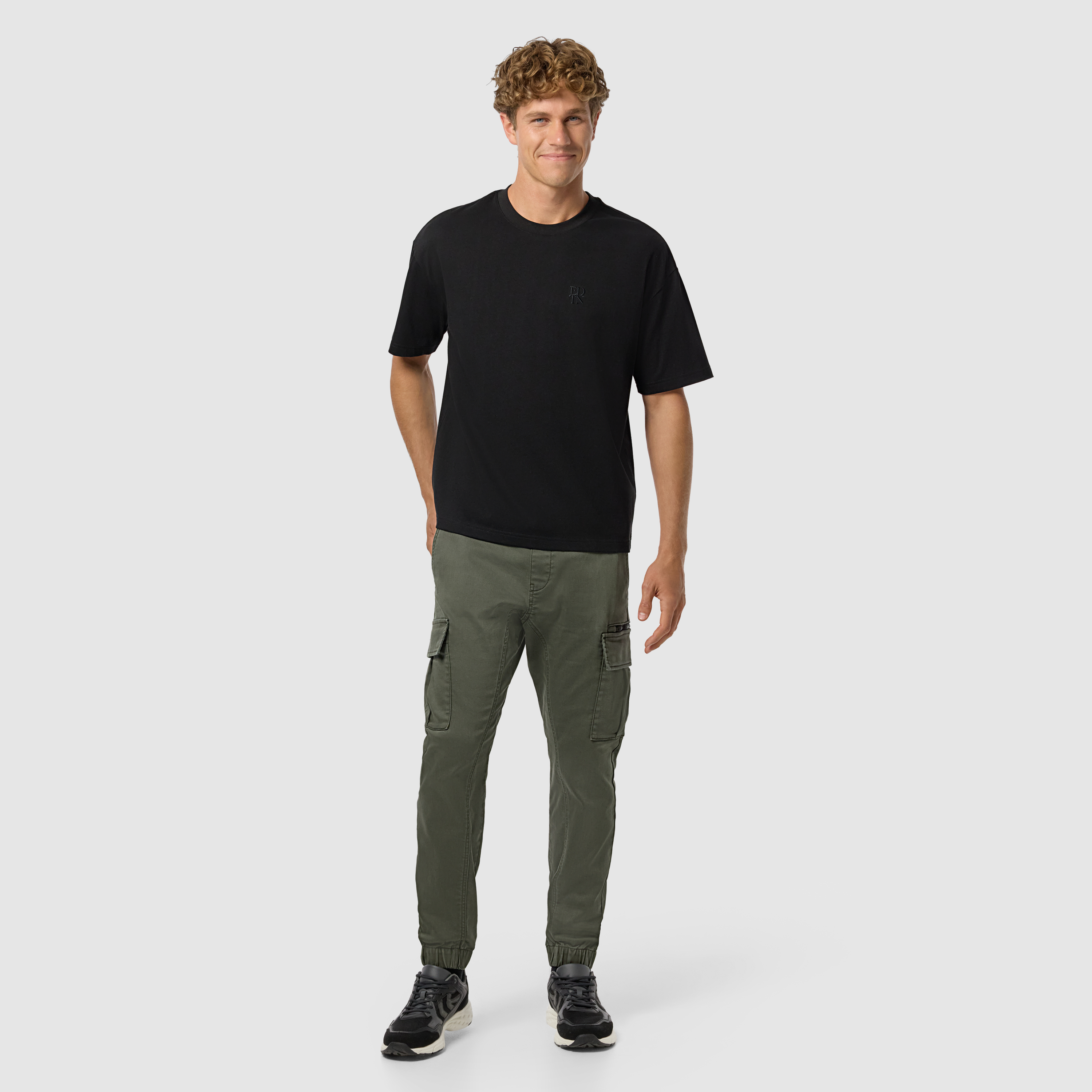 Dark Green Arlo Stretch Cargo Jogger