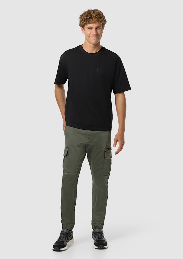 Dark Green Arlo Stretch Cargo Jogger