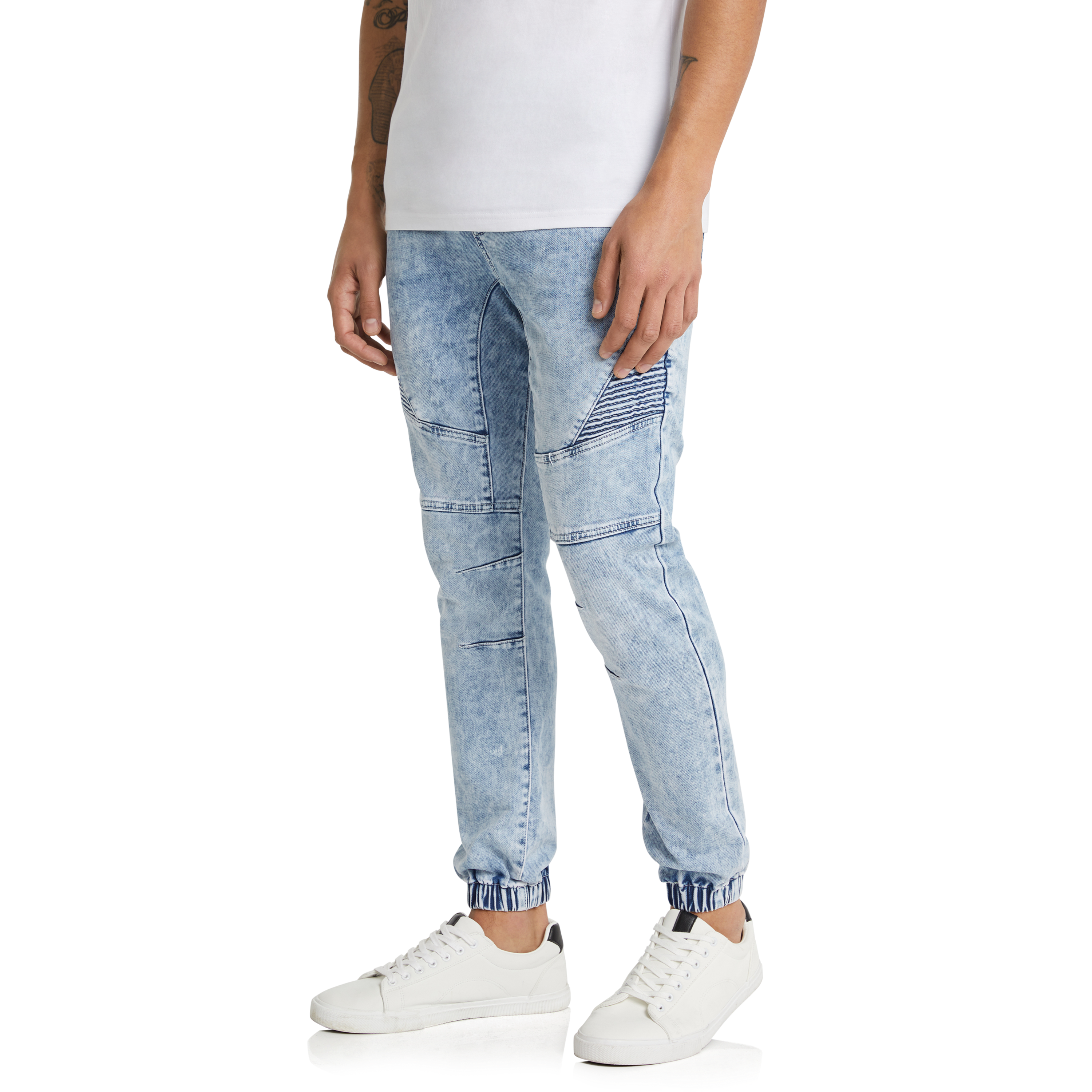 Onyx Stretch Denim Jogger