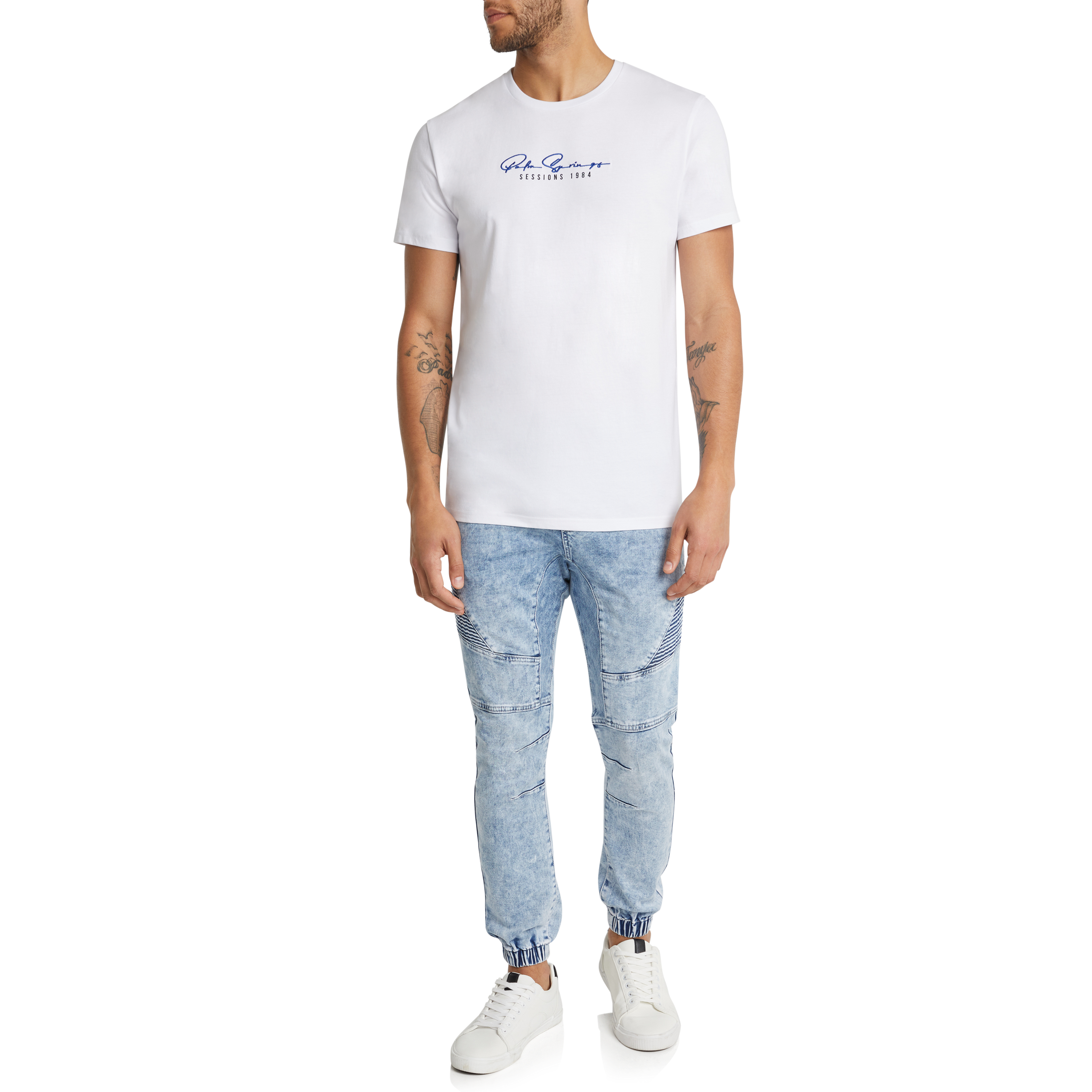 Onyx Stretch Denim Jogger