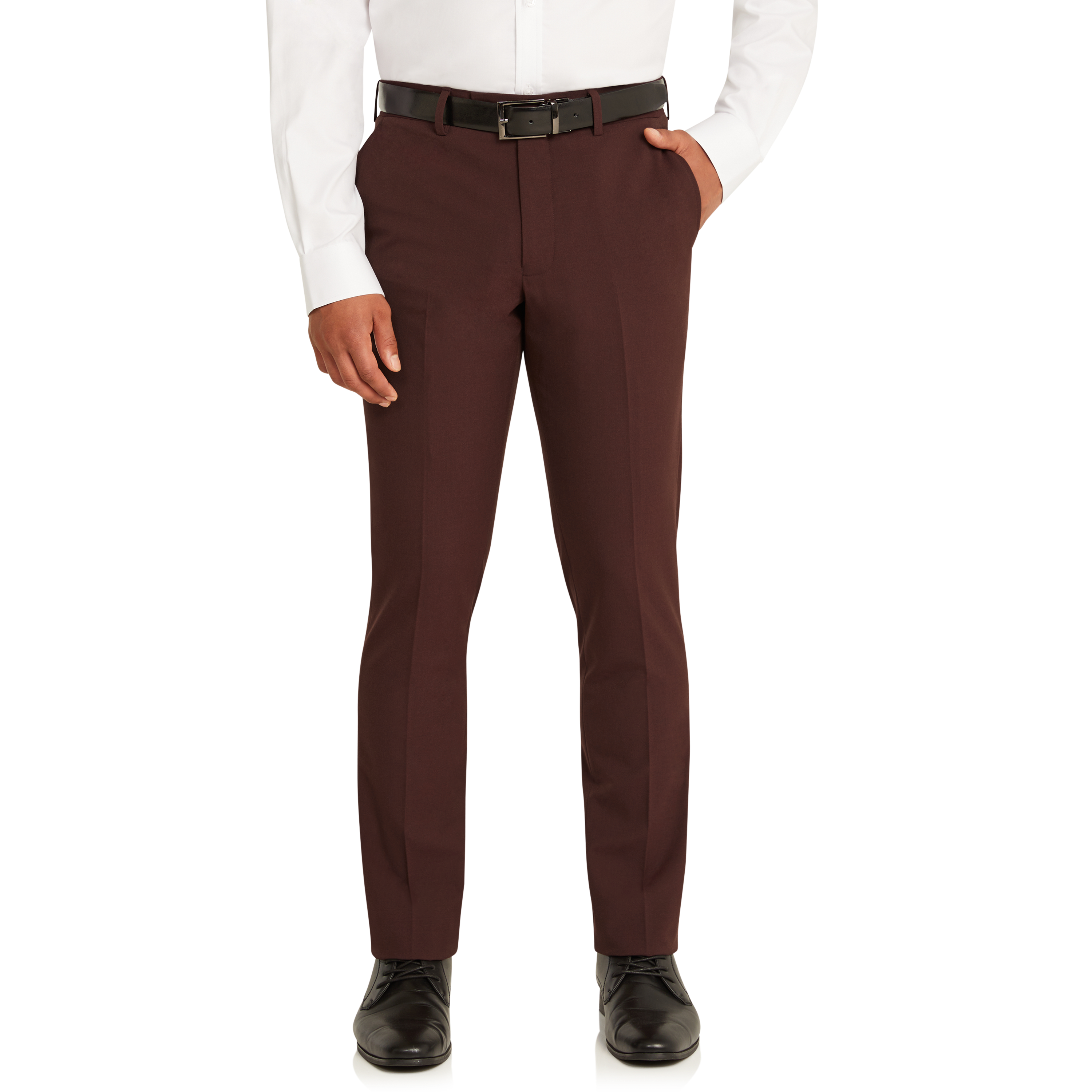 Wine Kingston Skinny Stretch Dress Pant Men's Bottom Connor AU