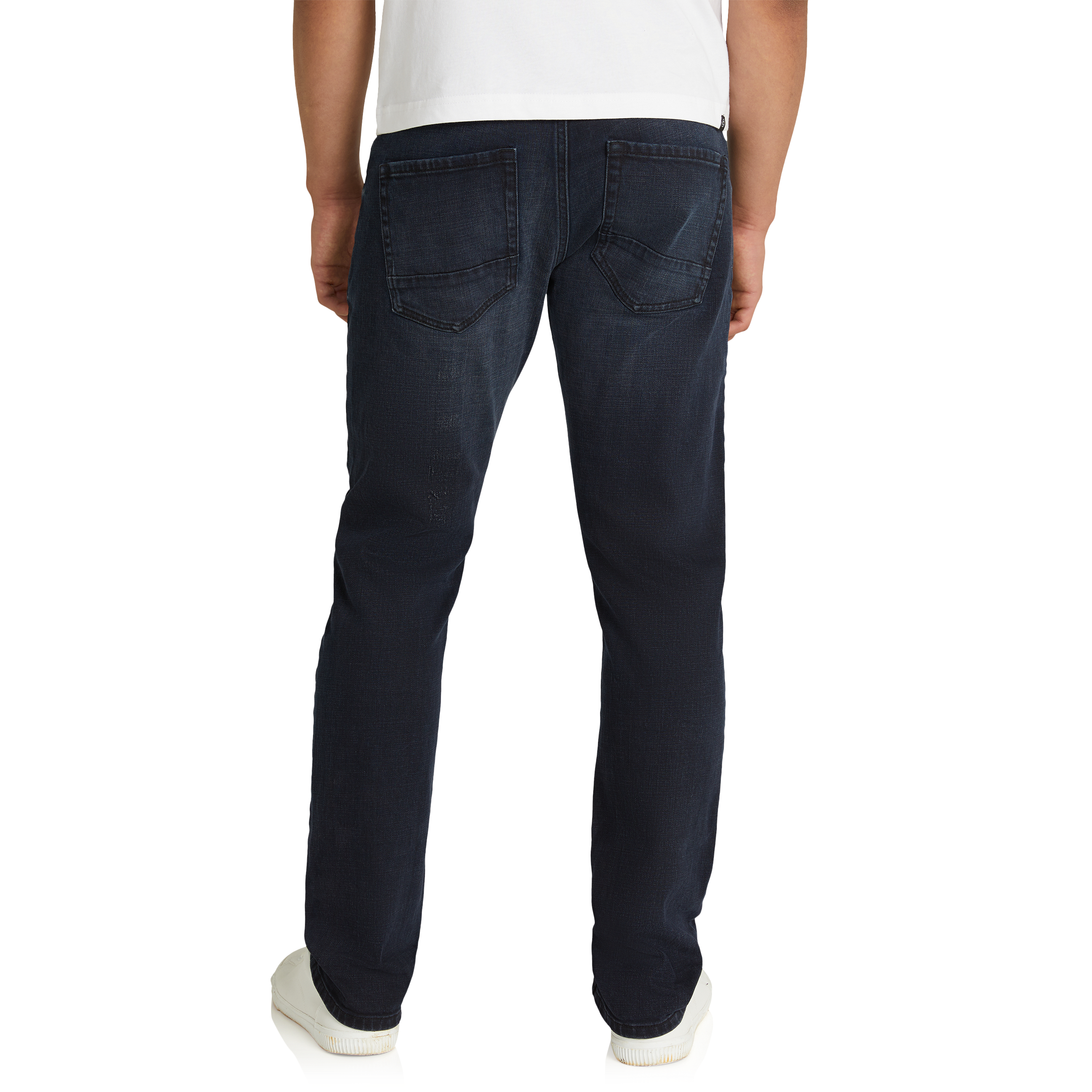 Dark Denim Avi Straight Stretch Jean