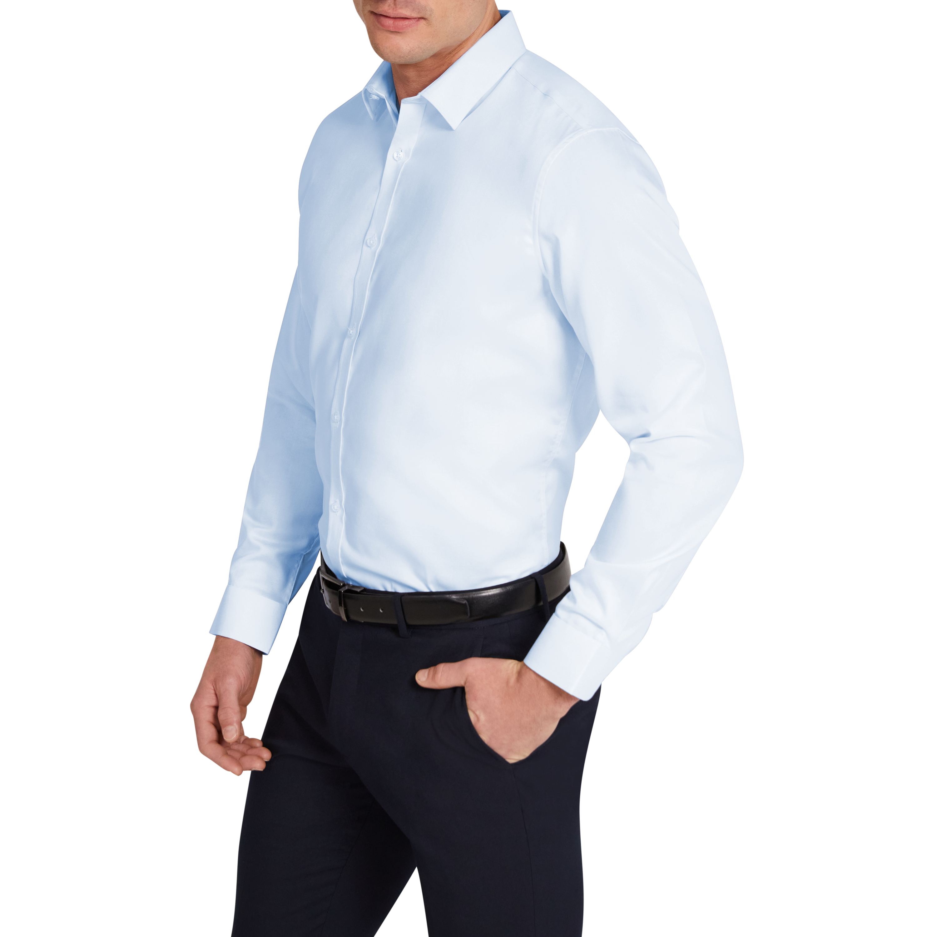 Light Blue London Classic Dress Shirt