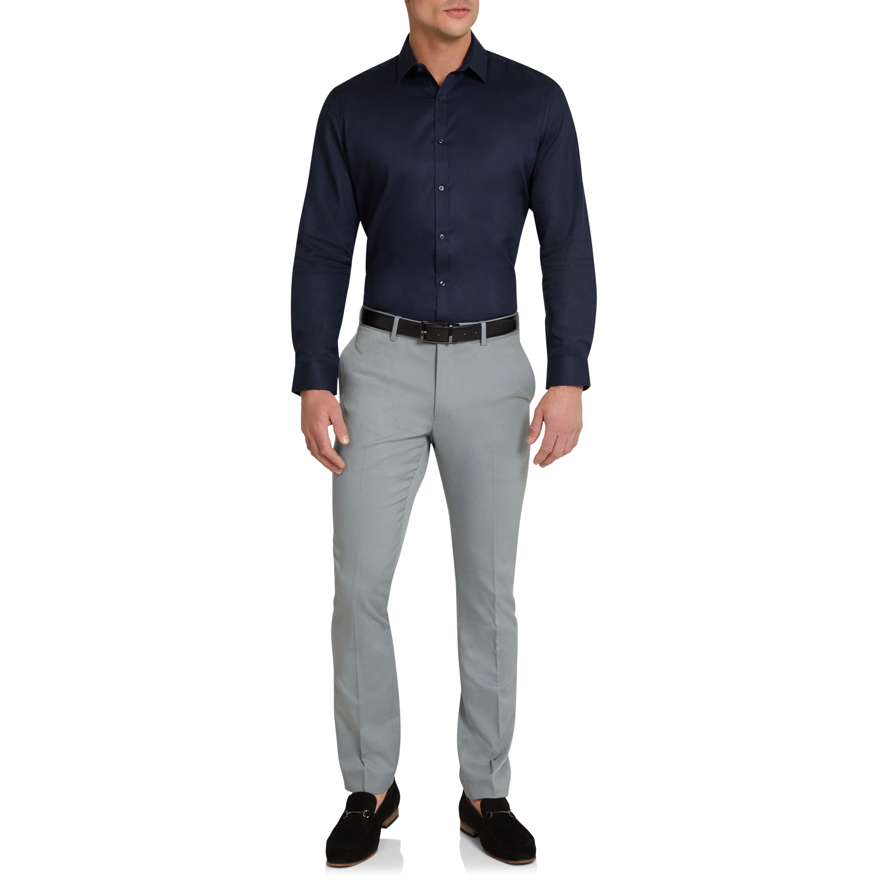 Navy London Classic Dress Shirt