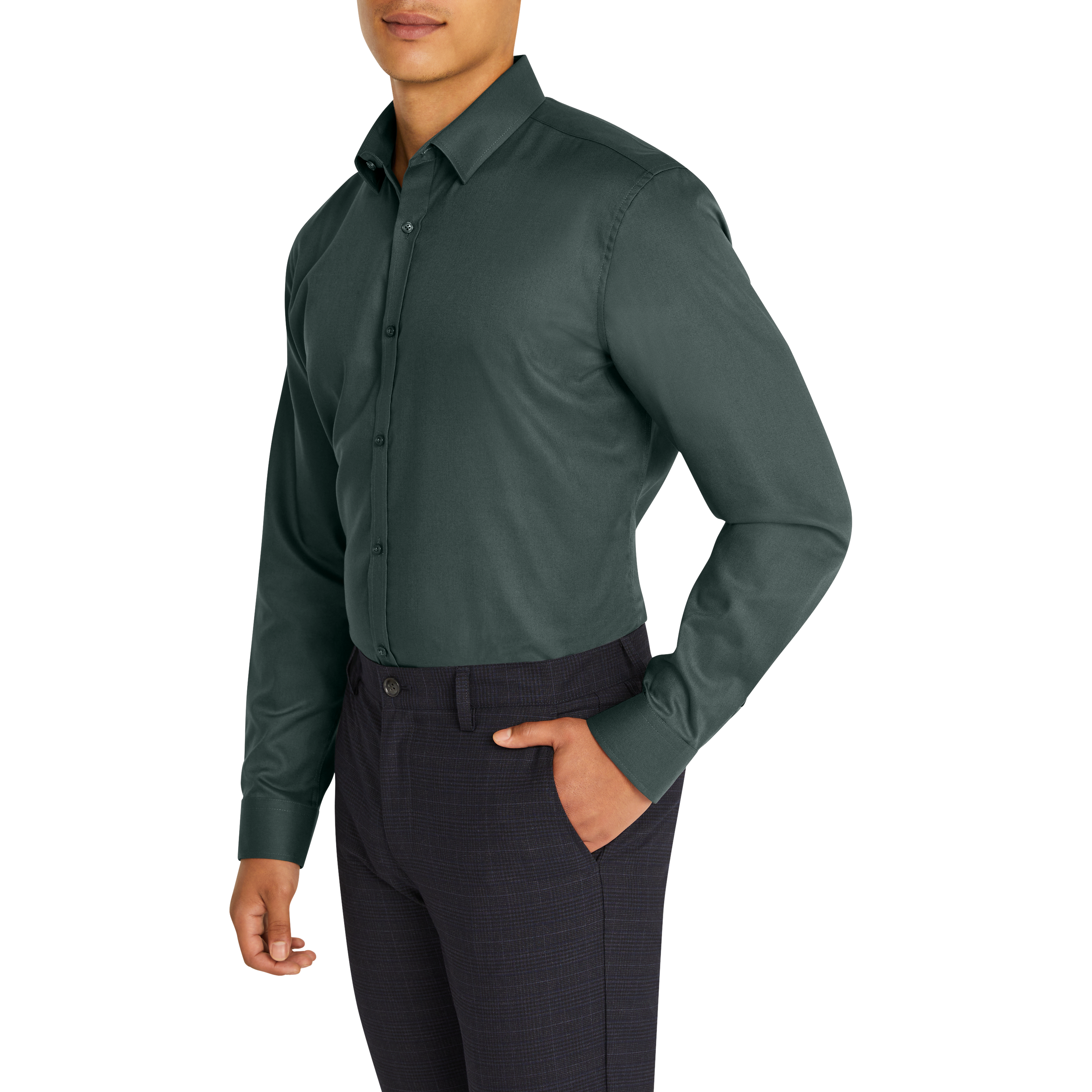 Petrol Green London Classic Dress Shirt