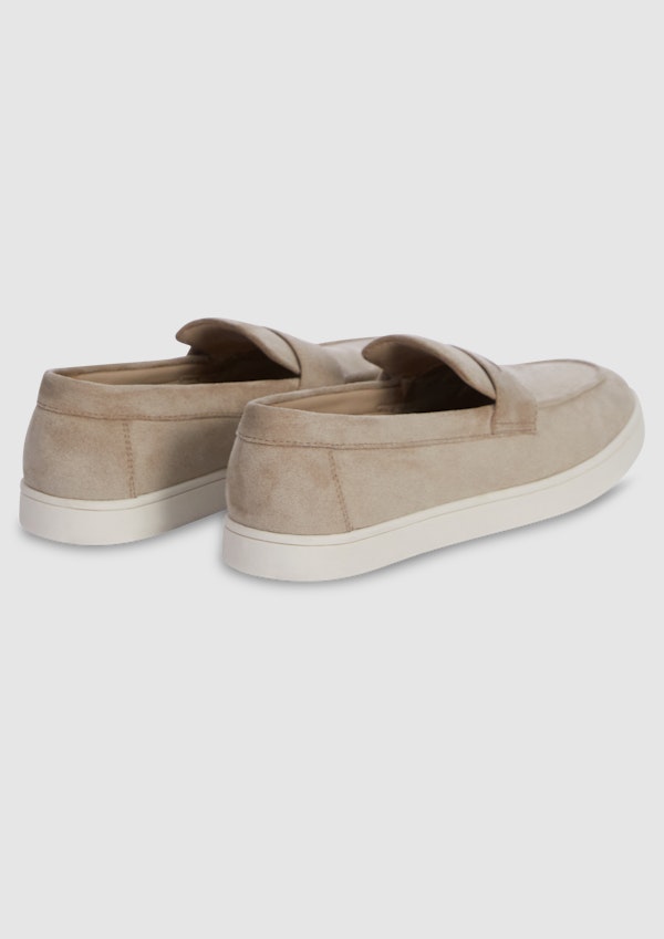 Hester Mock Suede Slip On Loafer