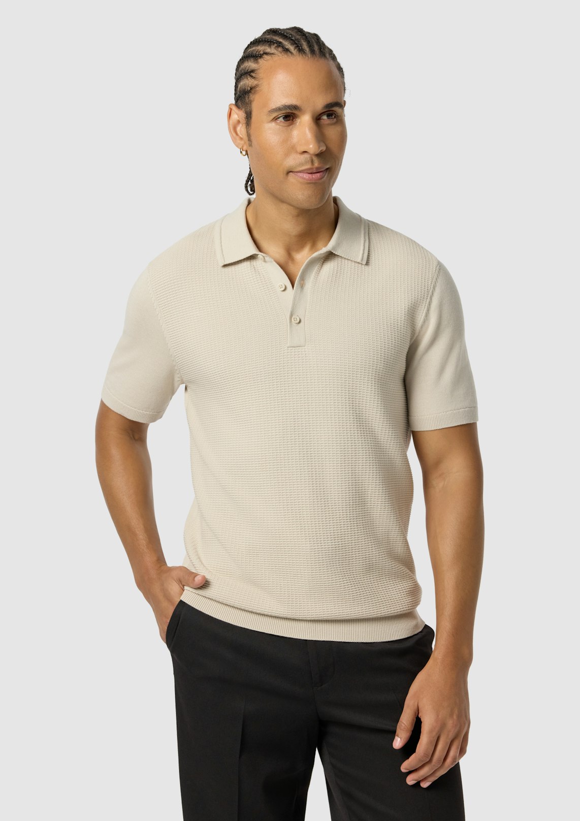 Caspian Knit Polo