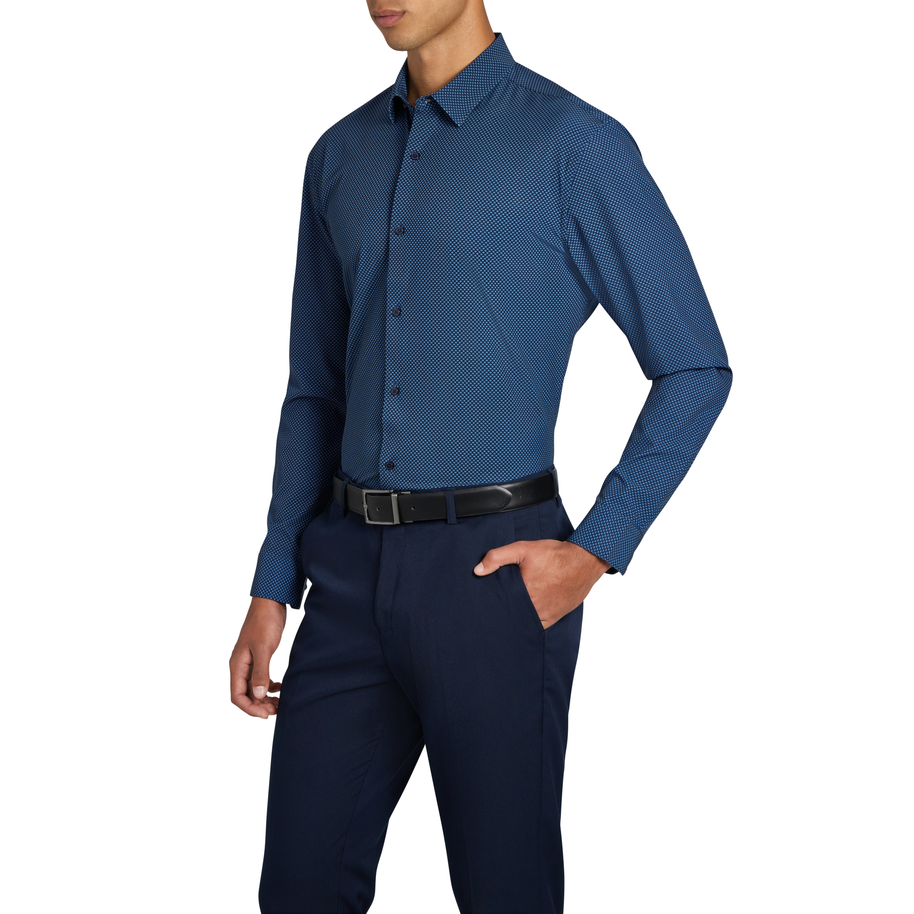Navy Dublin Super Stretch Shirt