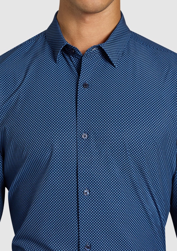Navy Dublin Super Stretch Shirt