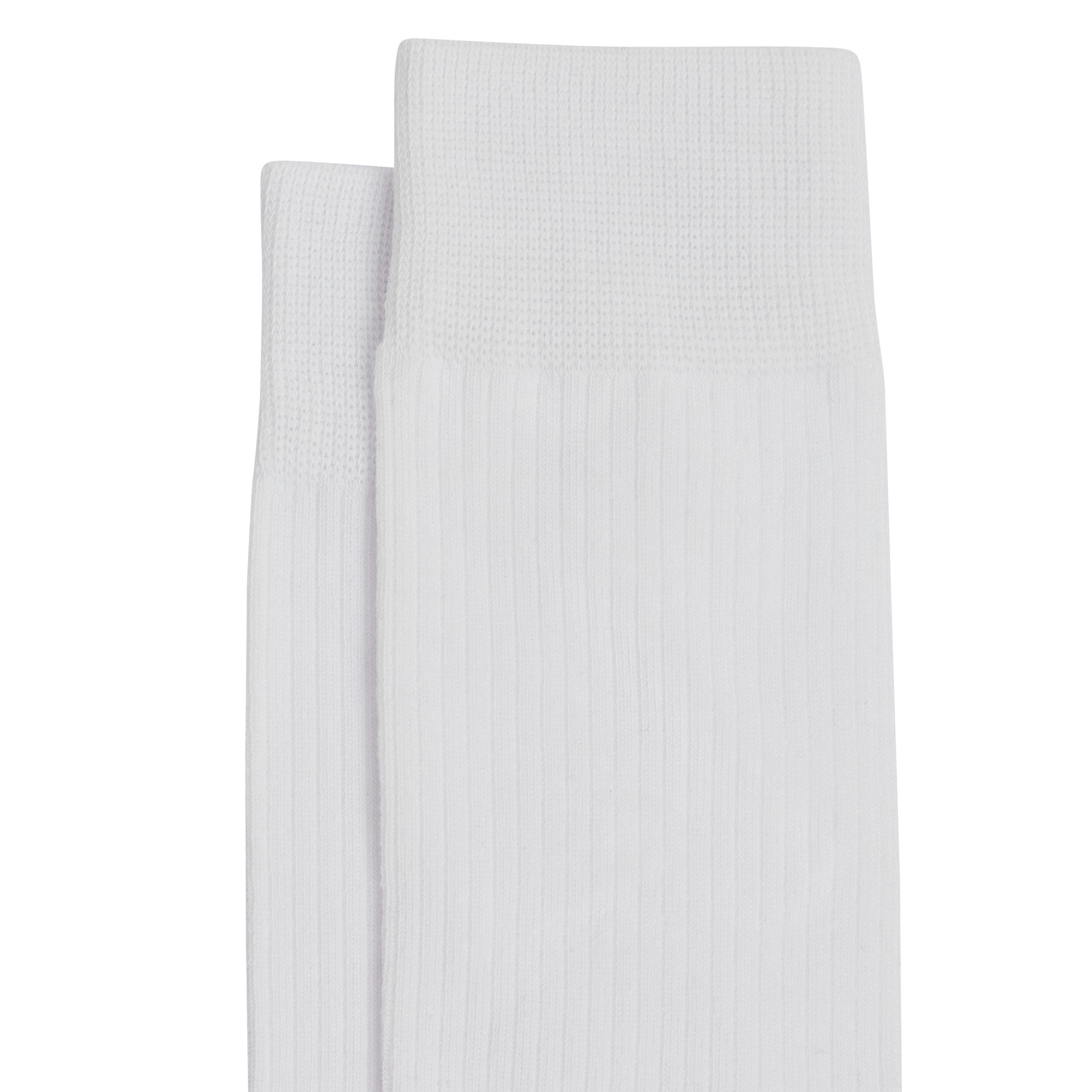 White Rib Sock