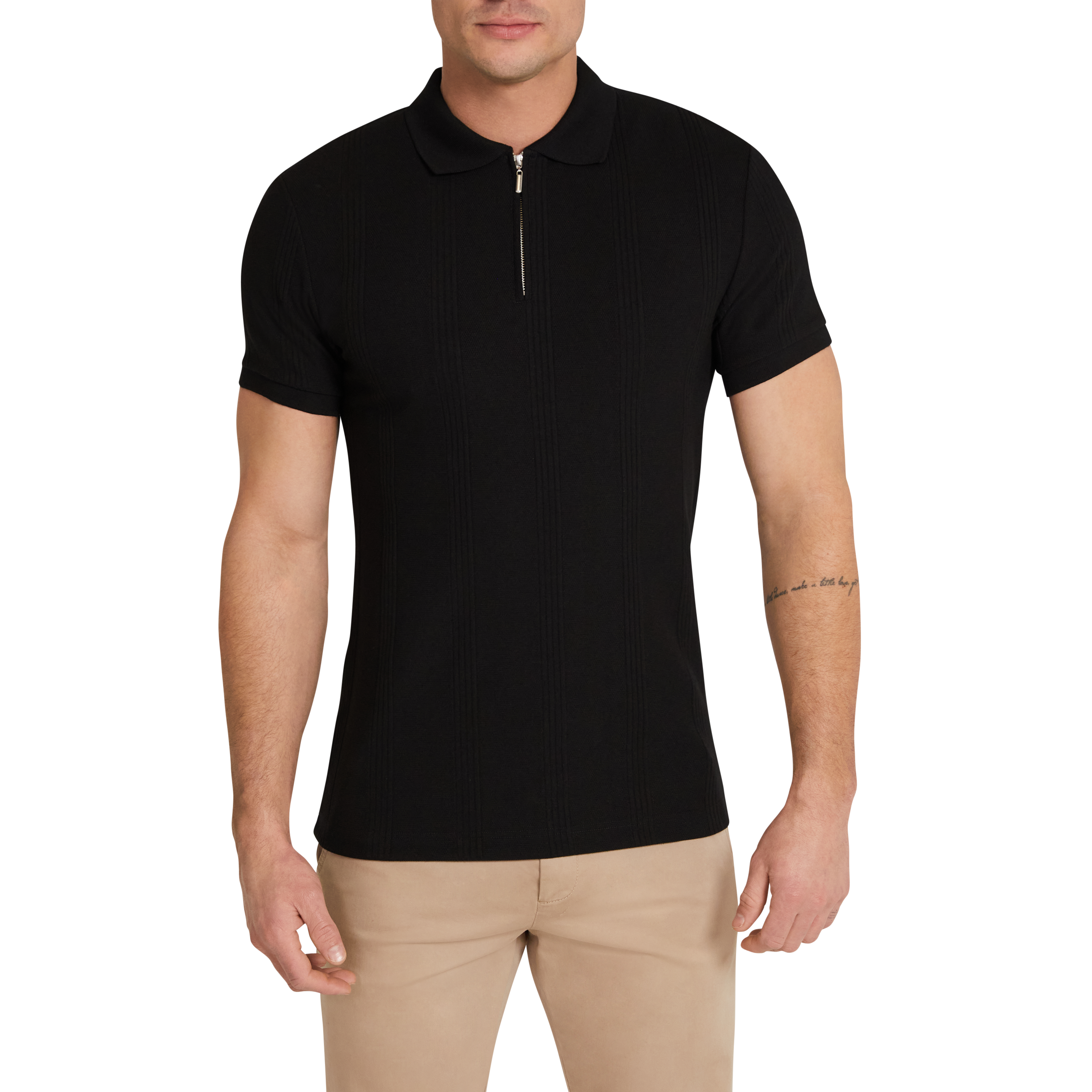 Dario Quarter Zip Smart Polo