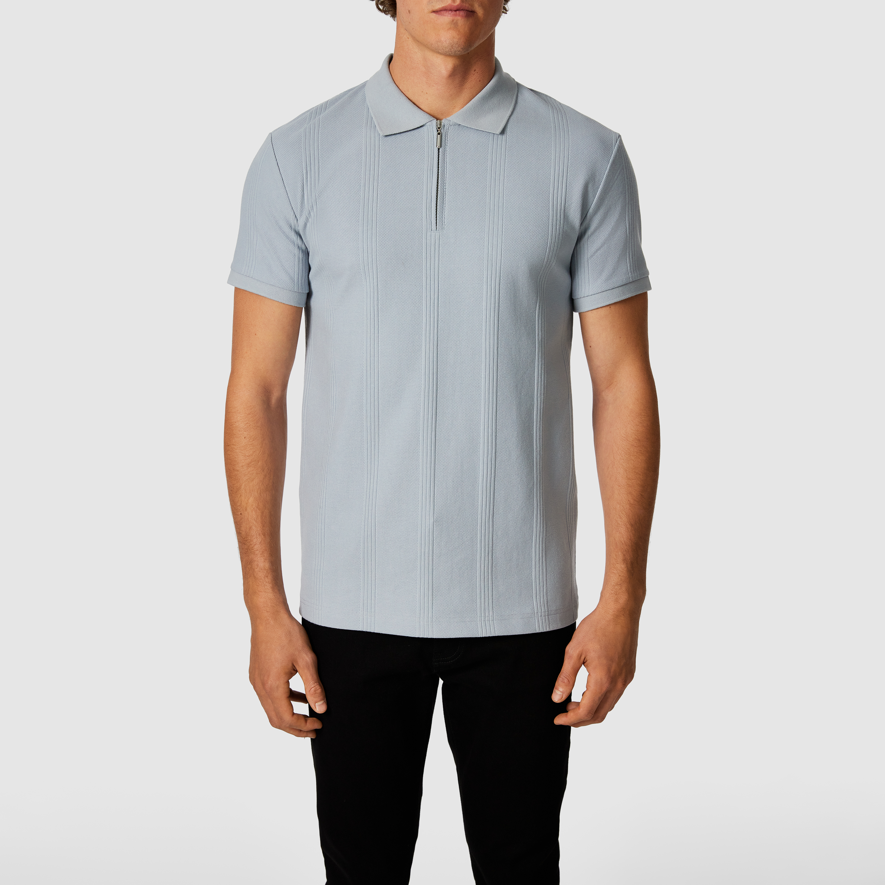 Dario Quarter Zip Smart Polo