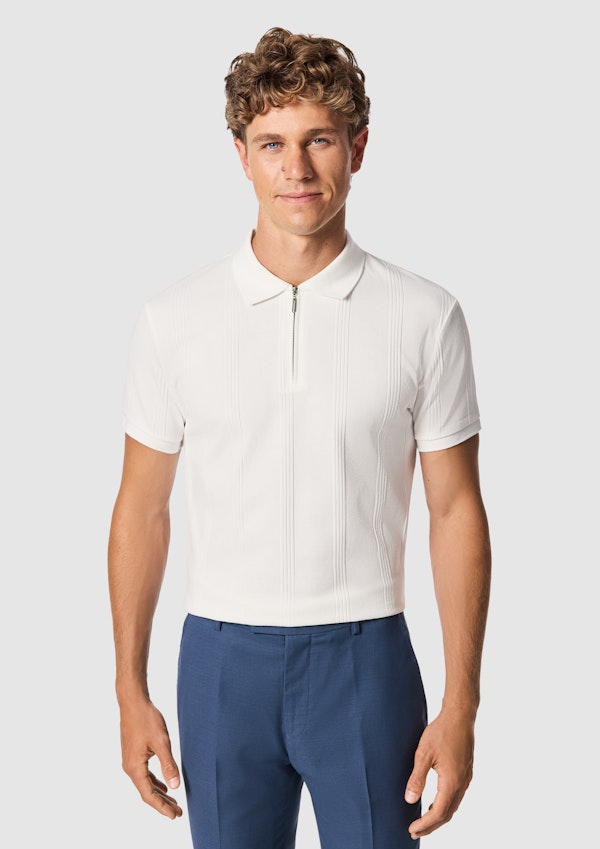 Dario Quarter Zip Smart Polo