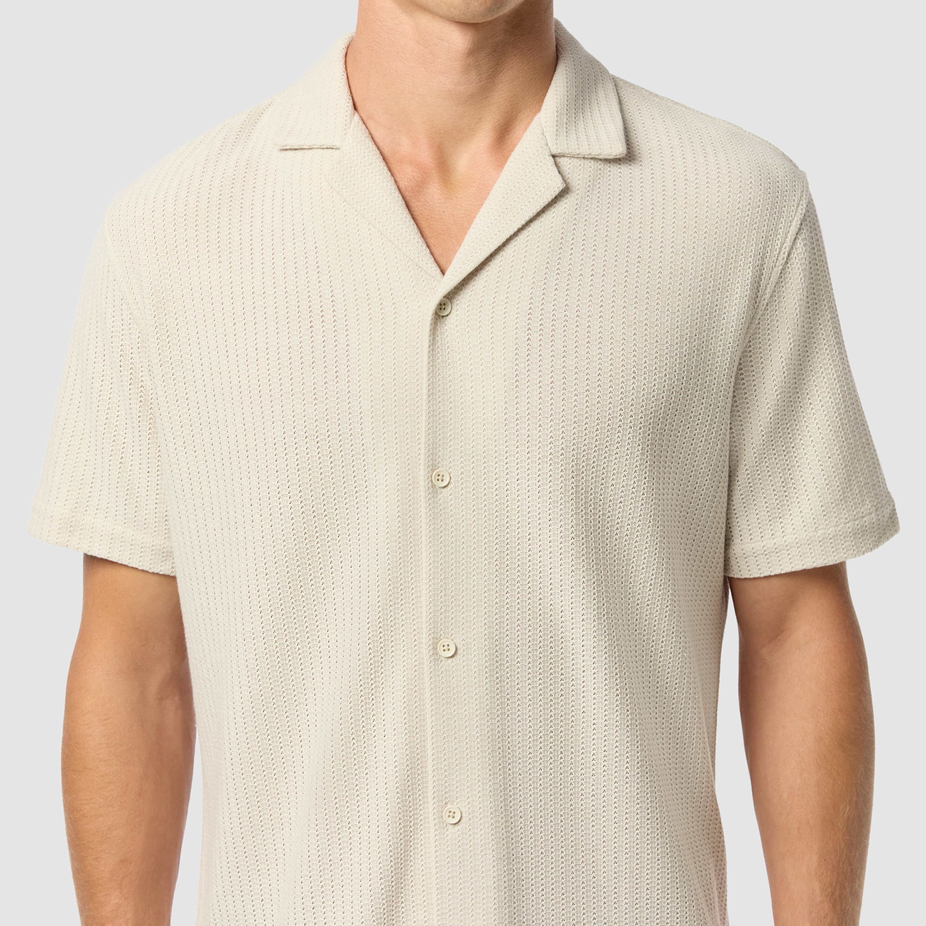 Stone Matera Textured Shirt